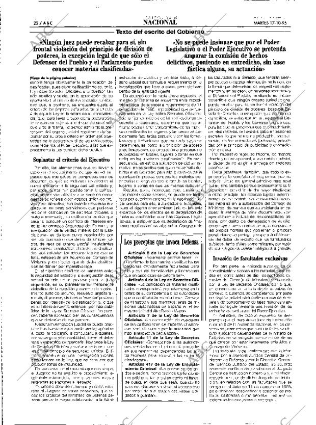 ABC MADRID 17-10-1995 página 22