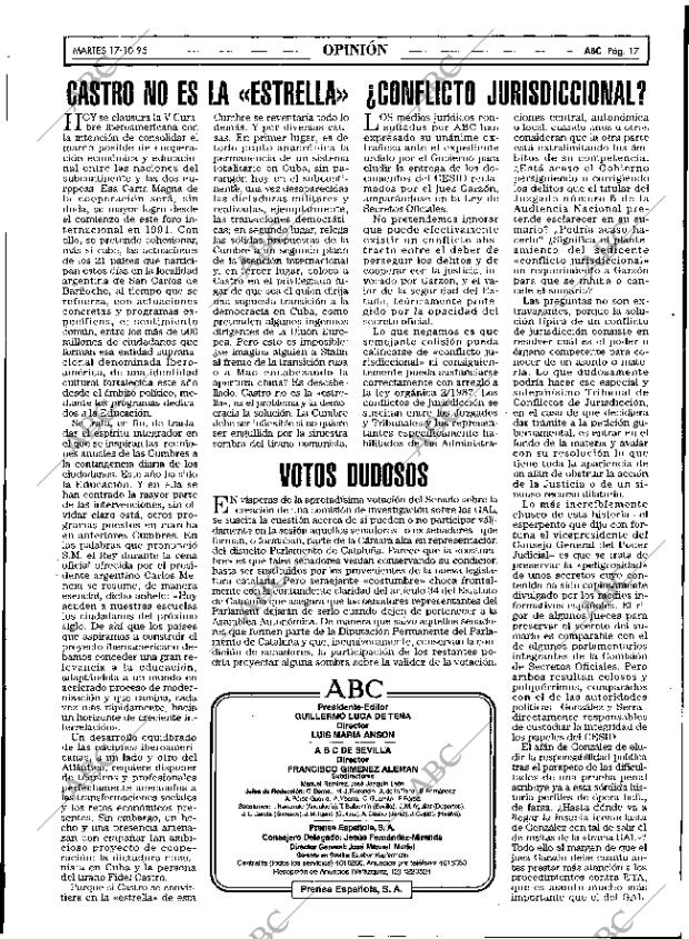 ABC SEVILLA 17-10-1995 página 17