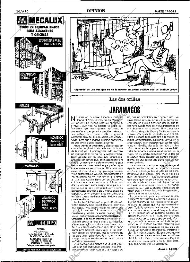 ABC SEVILLA 17-10-1995 página 20