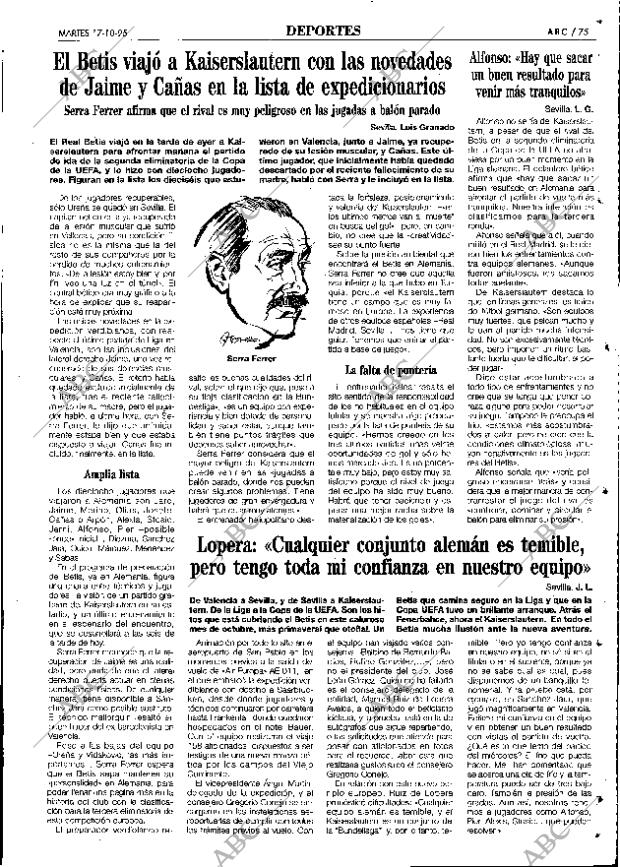 ABC SEVILLA 17-10-1995 página 75