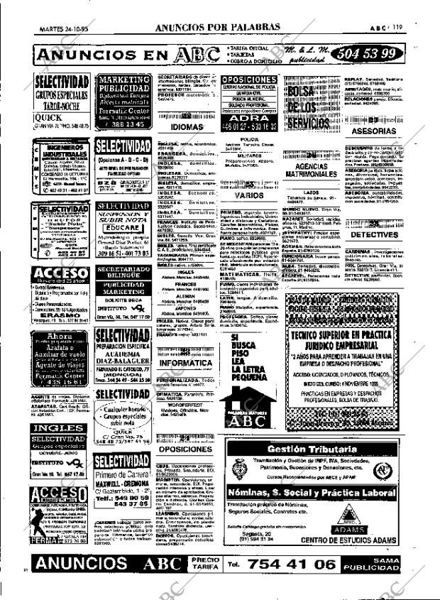 ABC MADRID 24-10-1995 página 119