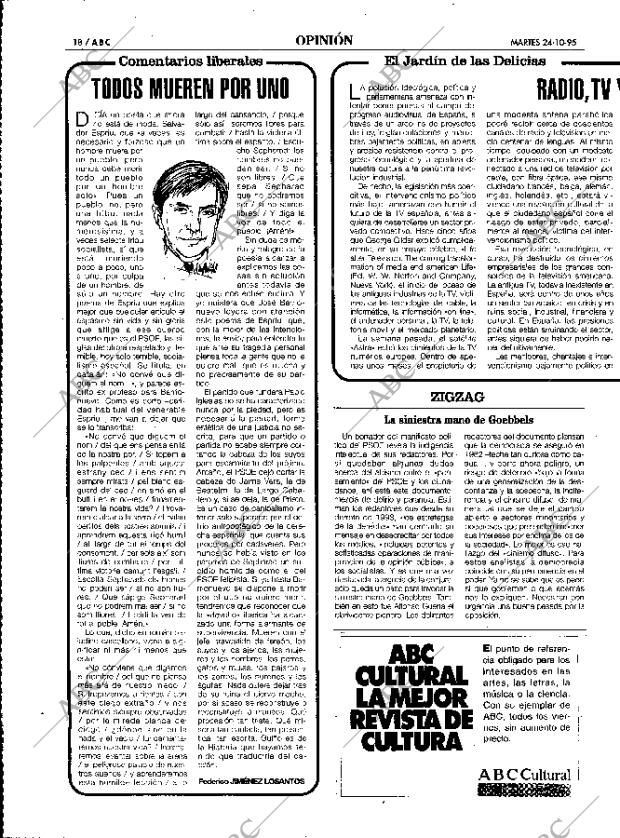 ABC MADRID 24-10-1995 página 18