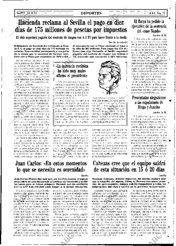 ABC SEVILLA 24-10-1995 página 75