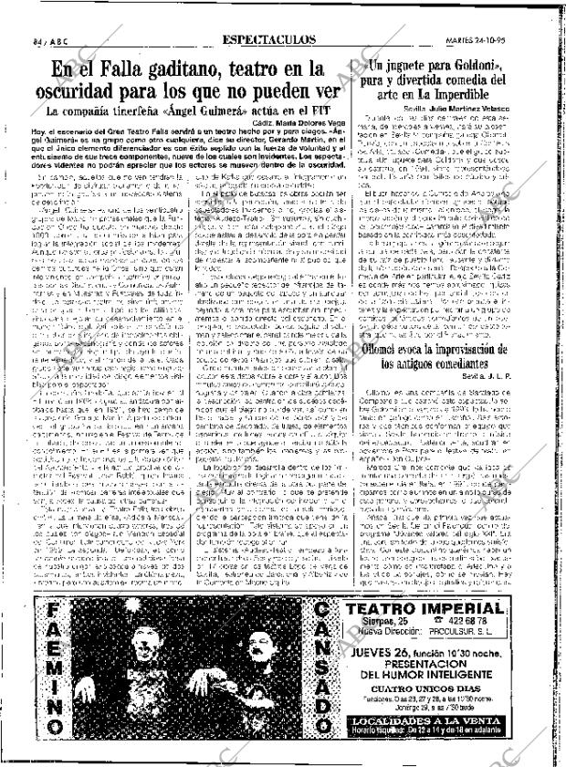 ABC SEVILLA 24-10-1995 página 84