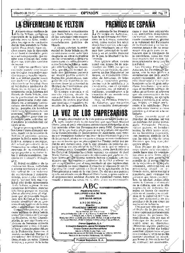 ABC SEVILLA 28-10-1995 página 19