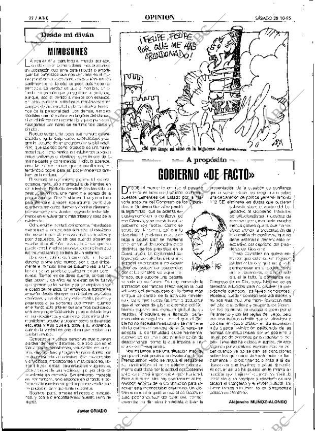 ABC SEVILLA 28-10-1995 página 22