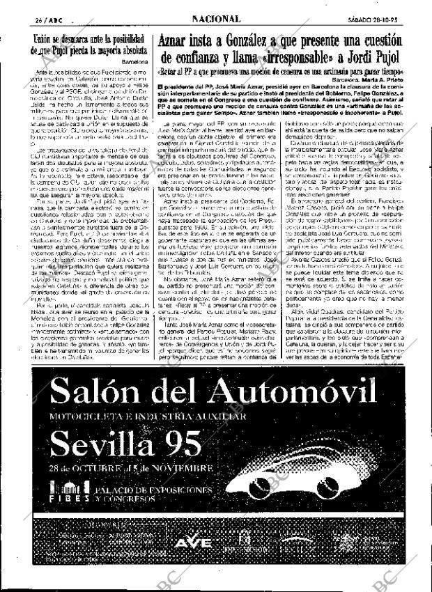 ABC SEVILLA 28-10-1995 página 26