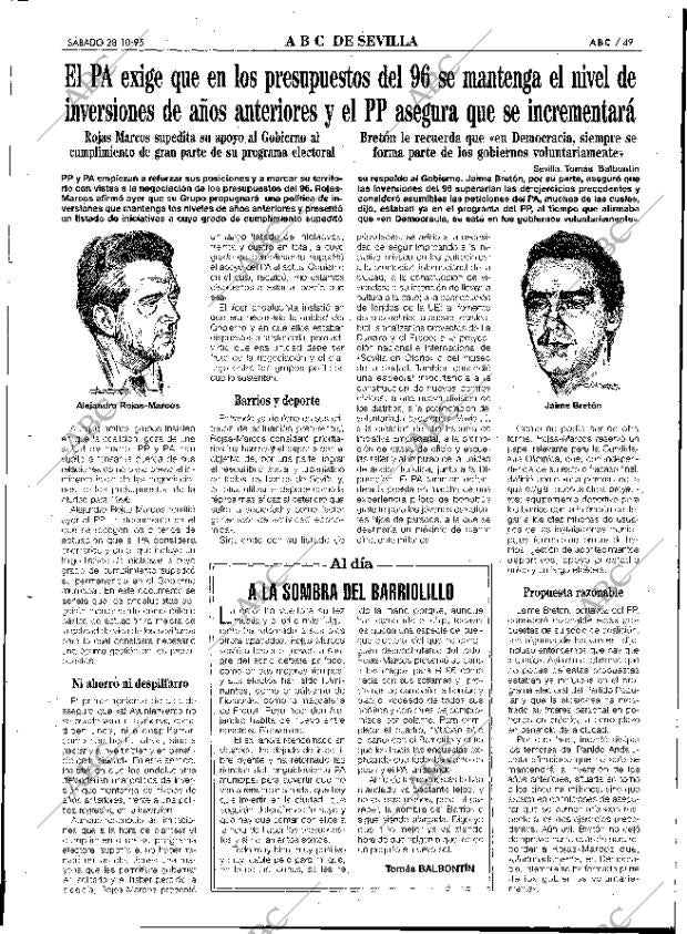 ABC SEVILLA 28-10-1995 página 49