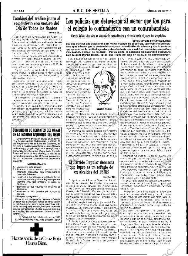ABC SEVILLA 28-10-1995 página 50