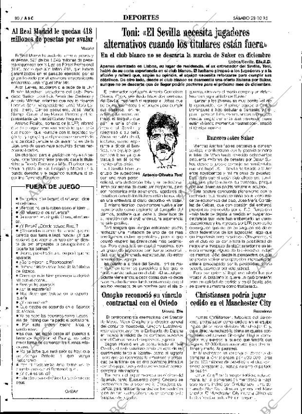 ABC SEVILLA 28-10-1995 página 80