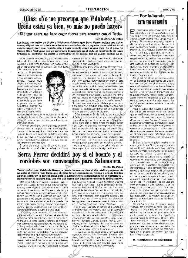 ABC SEVILLA 28-10-1995 página 81