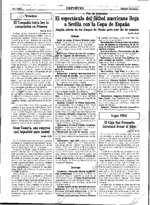 ABC SEVILLA 28-10-1995 página 88