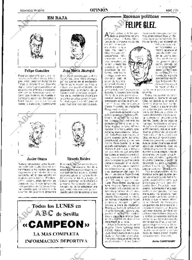 ABC SEVILLA 29-10-1995 página 23