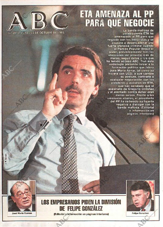ABC MADRID 30-10-1995 página 1