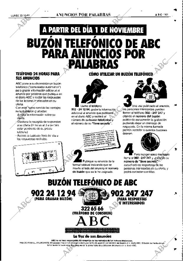 ABC MADRID 30-10-1995 página 101