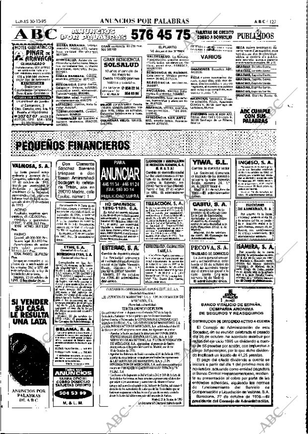 ABC MADRID 30-10-1995 página 127