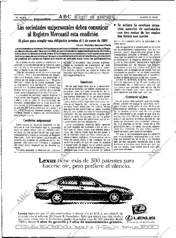 ABC MADRID 30-10-1995 página 46