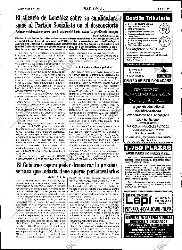 ABC SEVILLA 01-11-1995 página 25