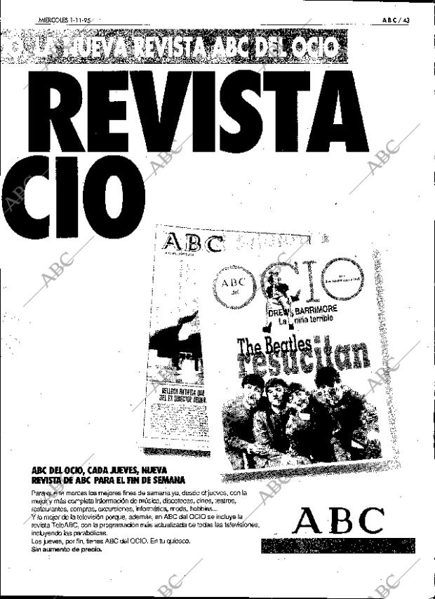 ABC SEVILLA 01-11-1995 página 43