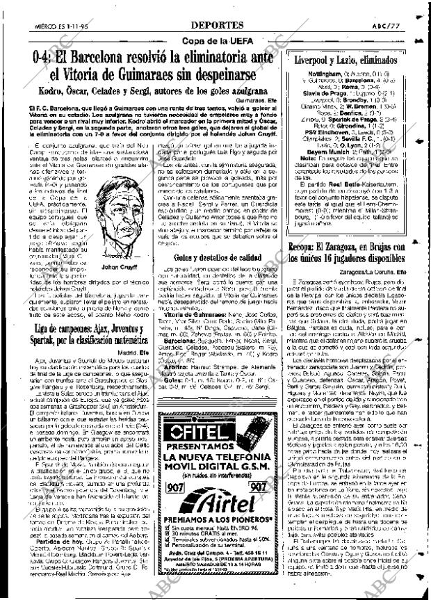 ABC SEVILLA 01-11-1995 página 77