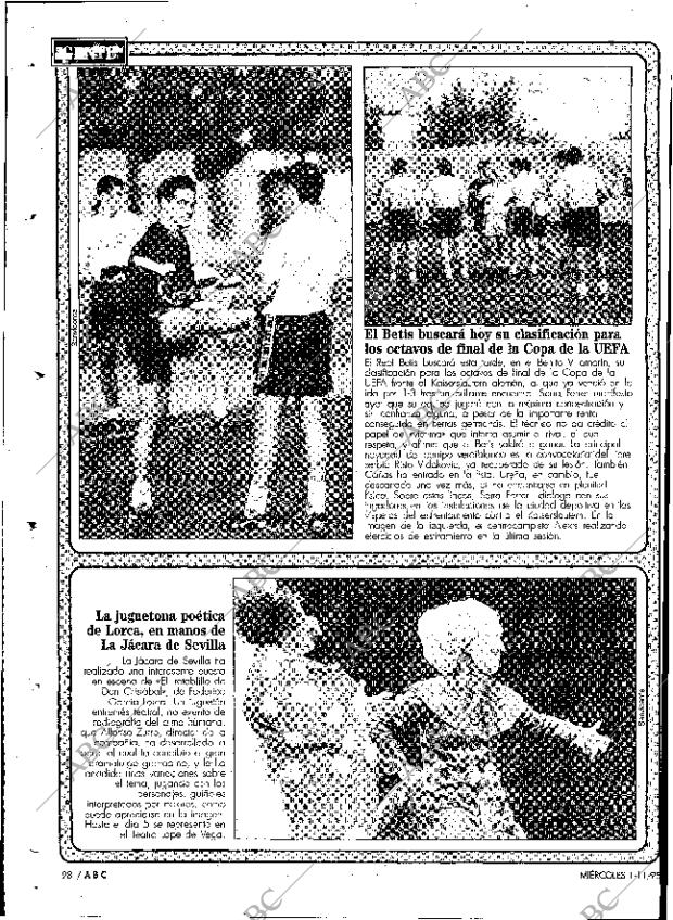 ABC SEVILLA 01-11-1995 página 98