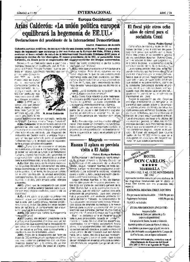 ABC MADRID 04-11-1995 página 31