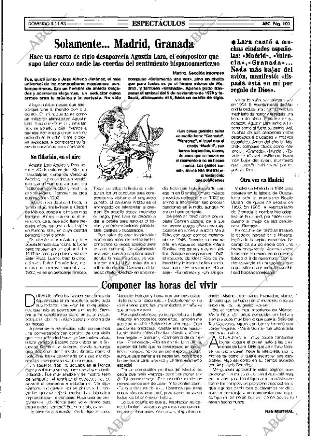 ABC MADRID 05-11-1995 página 103