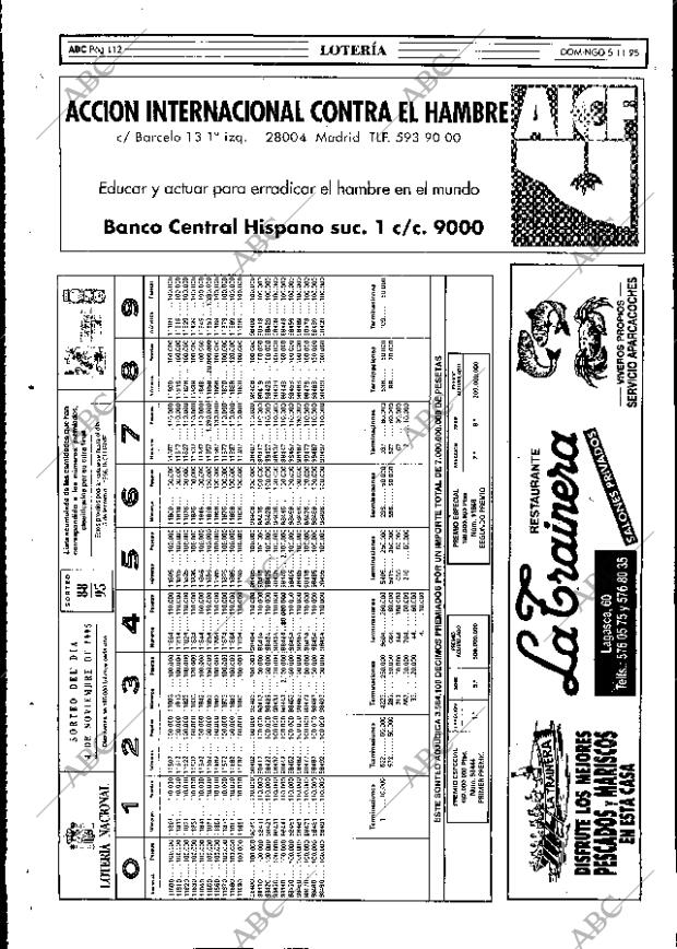 ABC MADRID 05-11-1995 página 112