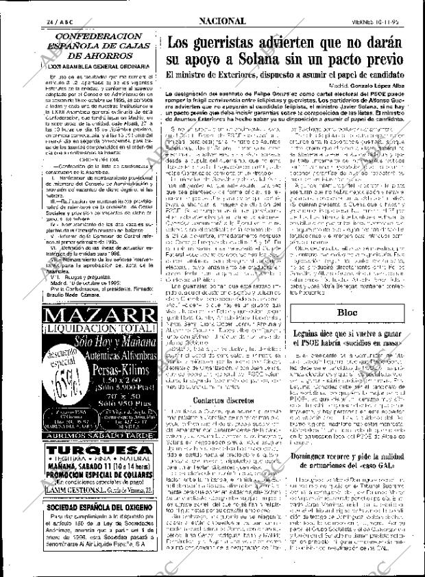 ABC SEVILLA 10-11-1995 página 24