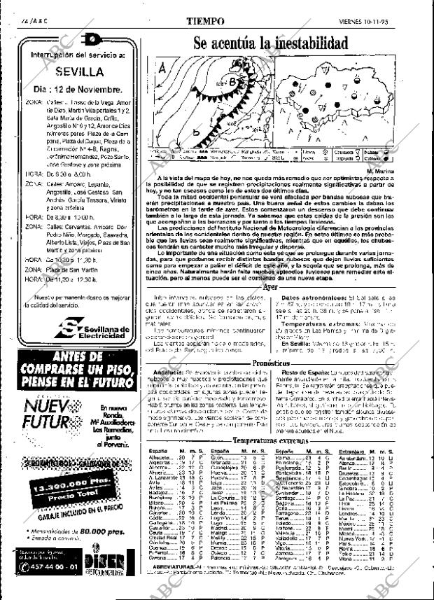 ABC SEVILLA 10-11-1995 página 74