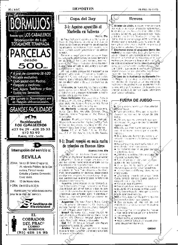 ABC SEVILLA 10-11-1995 página 80