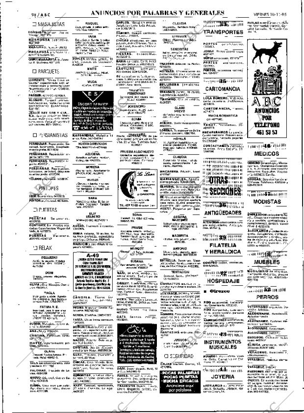 ABC SEVILLA 10-11-1995 página 98