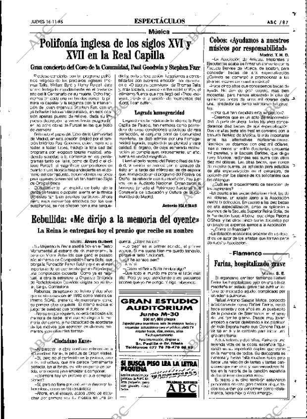 ABC MADRID 16-11-1995 página 87
