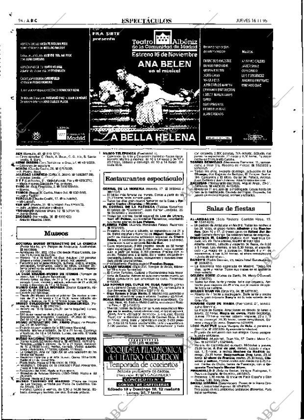 ABC MADRID 16-11-1995 página 94