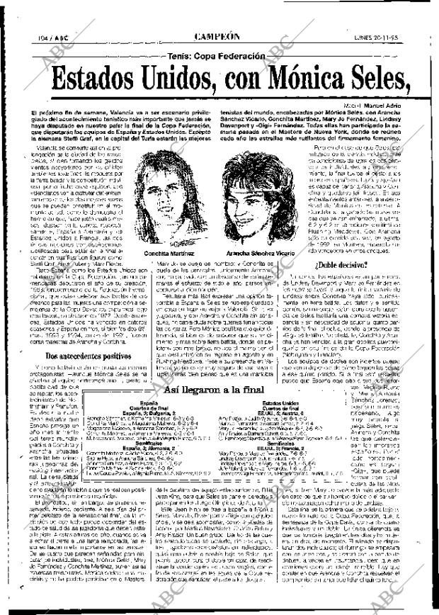 ABC MADRID 20-11-1995 página 104