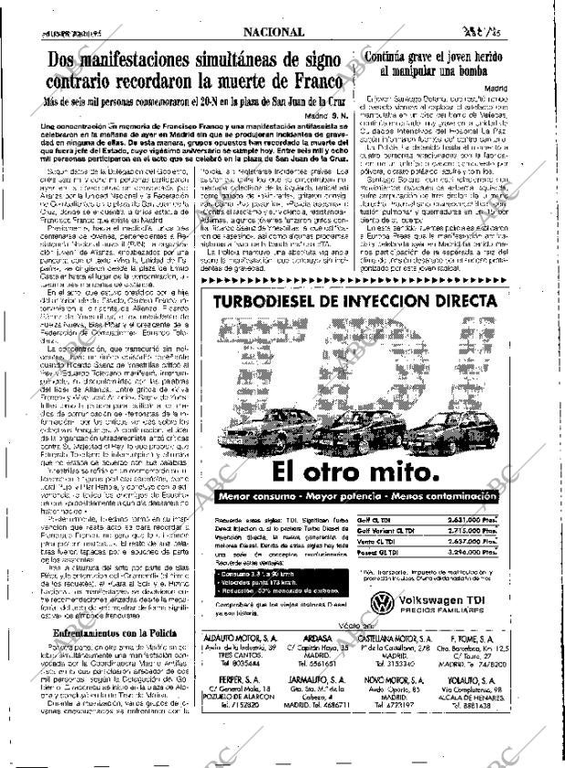 ABC MADRID 20-11-1995 página 45