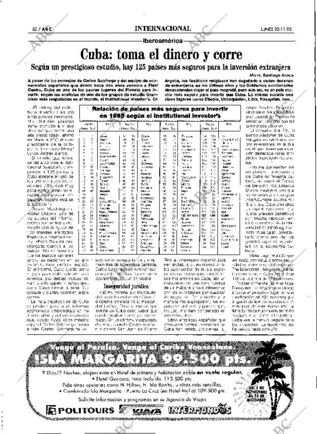 ABC MADRID 20-11-1995 página 52