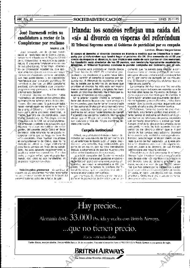 ABC MADRID 20-11-1995 página 82