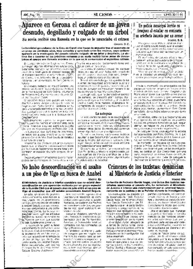 ABC MADRID 20-11-1995 página 86