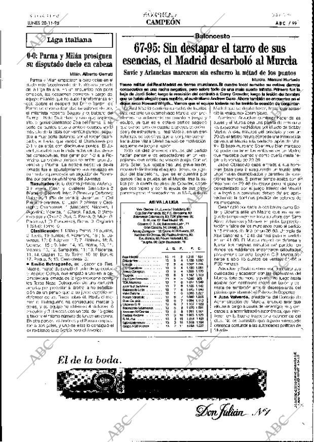 ABC MADRID 20-11-1995 página 99