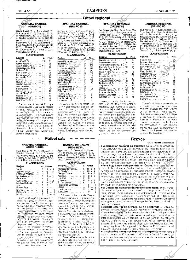ABC SEVILLA 20-11-1995 página 98