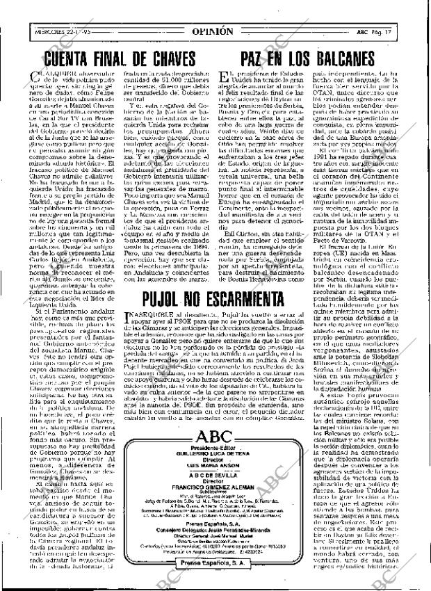 ABC SEVILLA 22-11-1995 página 17