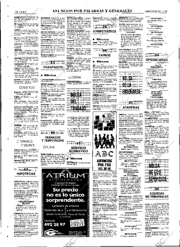 ABC SEVILLA 22-11-1995 página 98