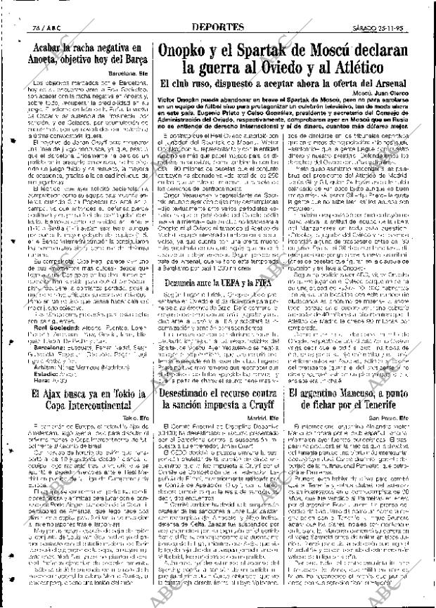ABC SEVILLA 25-11-1995 página 76