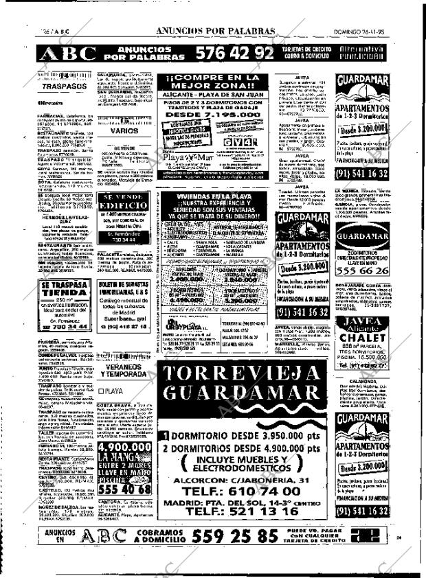 ABC MADRID 26-11-1995 página 126