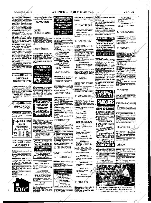 ABC MADRID 26-11-1995 página 129