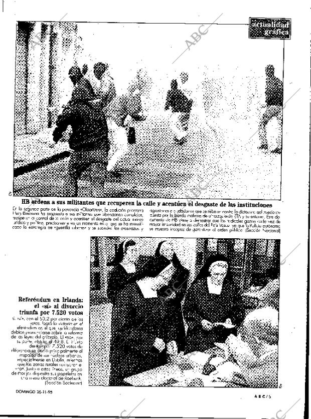 ABC MADRID 26-11-1995 página 5