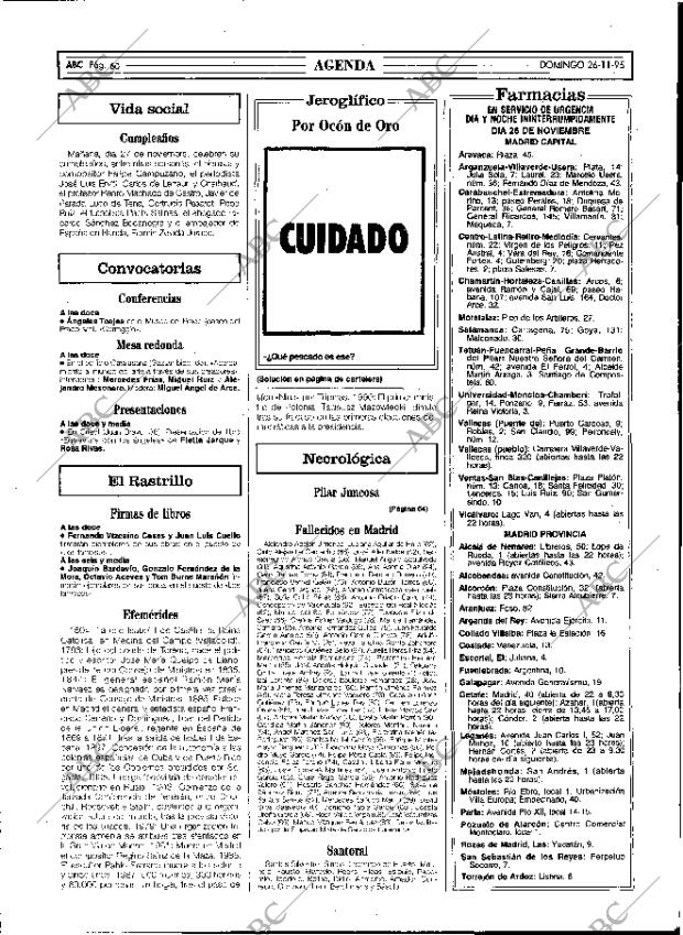 ABC MADRID 26-11-1995 página 60
