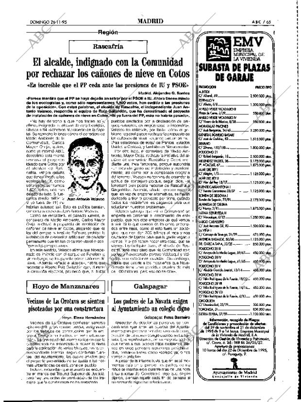 ABC MADRID 26-11-1995 página 65