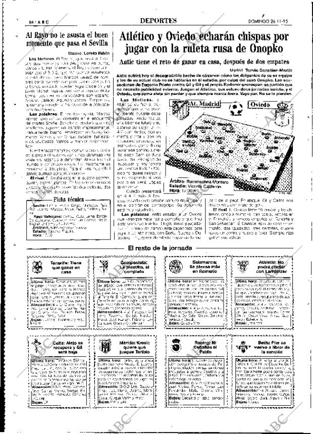 ABC MADRID 26-11-1995 página 84